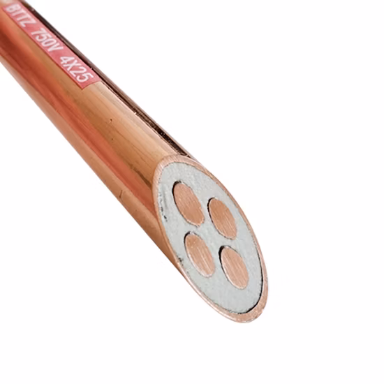 Tipo Bttz Heavy Duty 750V resistente al fuego Micc Cable de alimentación con aislamiento mineral Cable eléctrico de control de Cppper de aluminio Cable coaxial Cable de alimentación