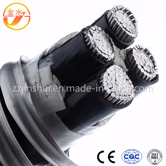 Cable de control de cobre blindado aislado eléctrico de cobre con aislamiento PVC PE XLPE de alimentación Cable coaxial de caucho AAAC